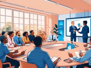 create me a picture depicting cyber security training being delivered to business owners.jpg